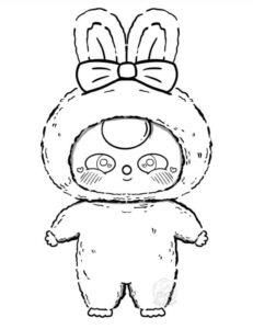 tranh to mau baby three 4