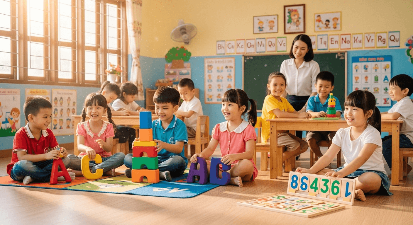 Chương Trình Dạy Tiền Tiểu Học: Hướng Dẫn Toàn Diện Cho Bé 5-6 Tuổi ảnh minh họa