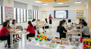 Giáo viên Việt Nam tham gia buổi đào tạo chuyên môn