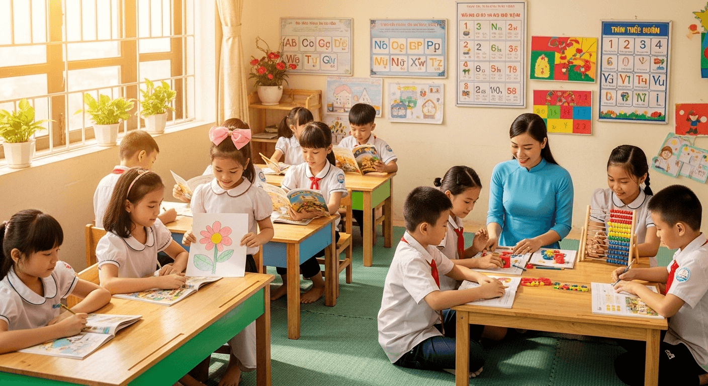 Các môn học lớp 1 theo chương trình mới