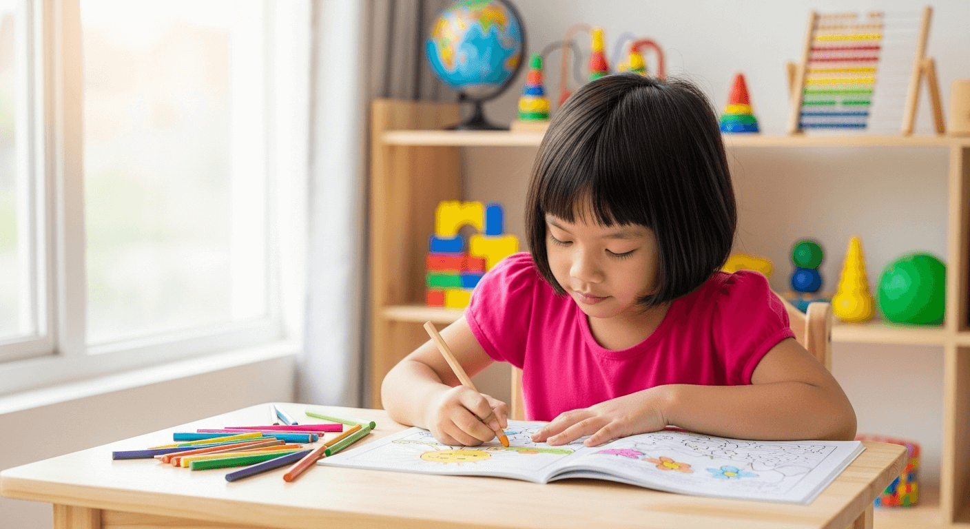 Bé chuẩn bị vào lớp 1 cần học gì? Cẩm nang cha mẹ không thể bỏ qua Bé học bảng chữ cái chuẩn bị vào lớp 1