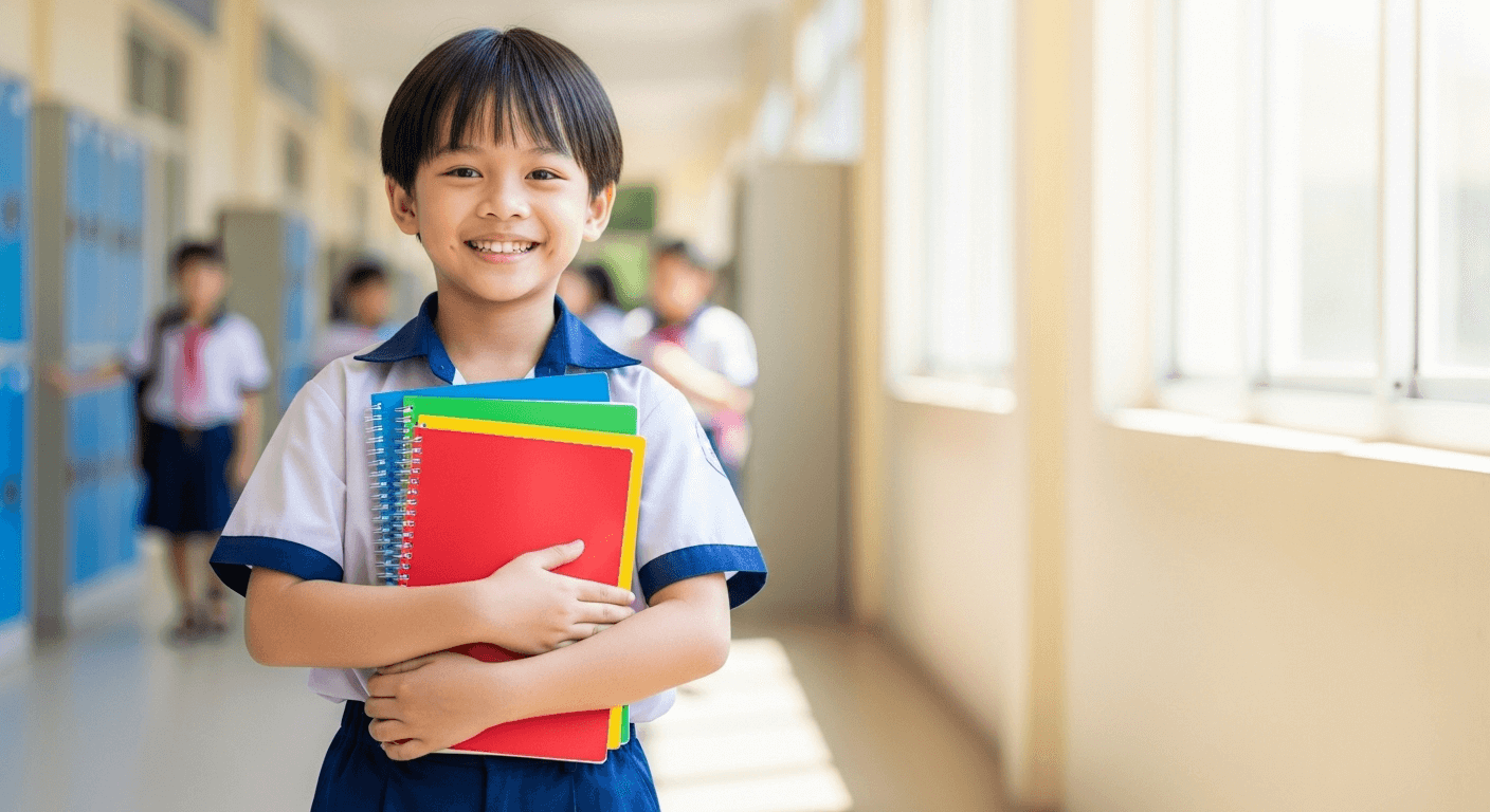 Lớp 1 Cần Bao Nhiêu Quyển Vở? Chỉ 4 Vở Theo Quy Định Mới! Bé lớp 1 chỉ cần chuẩn bị 4 quyển vở ô ly cơ bản