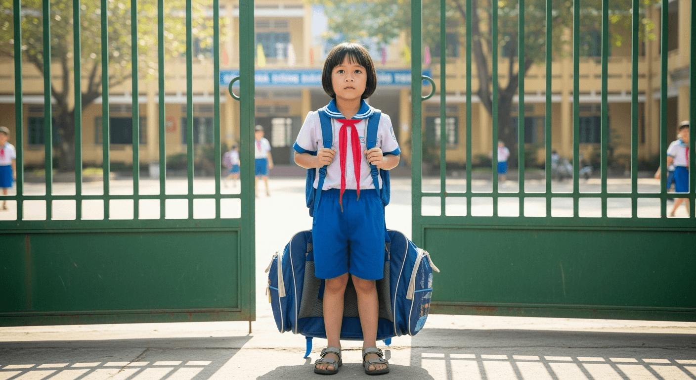 STT Con Vào Lớp 1 Hài Hước: Bố Mẹ Cười Té Ghế, Con Tự Tin! STT hài hước về ngày đầu tiên con vào lớp 1.