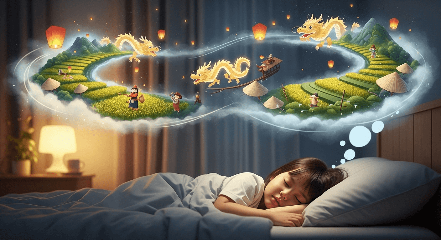 Bé gái Việt Nam mơ màng với những ý tưởng sáng tạo