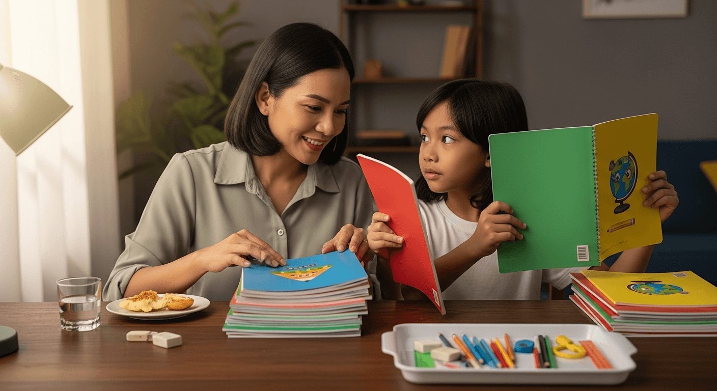 Lớp 1 Cần Bao Nhiêu Quyển Vở? Chỉ 4 Vở Theo Quy Định Mới! Vở 4 ô ly là lựa chọn phổ biến cho học sinh lớp 1