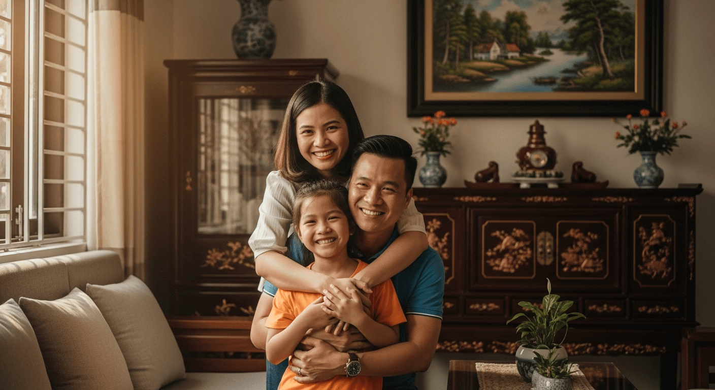 Giáo viên trao thư khen cho học sinh