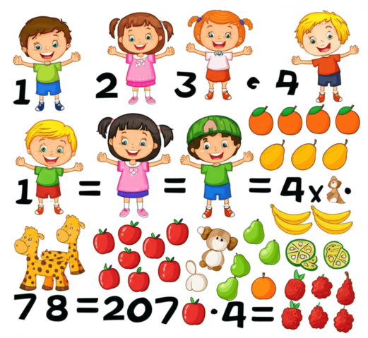 Học đếm số đến 20 qua đồ vật