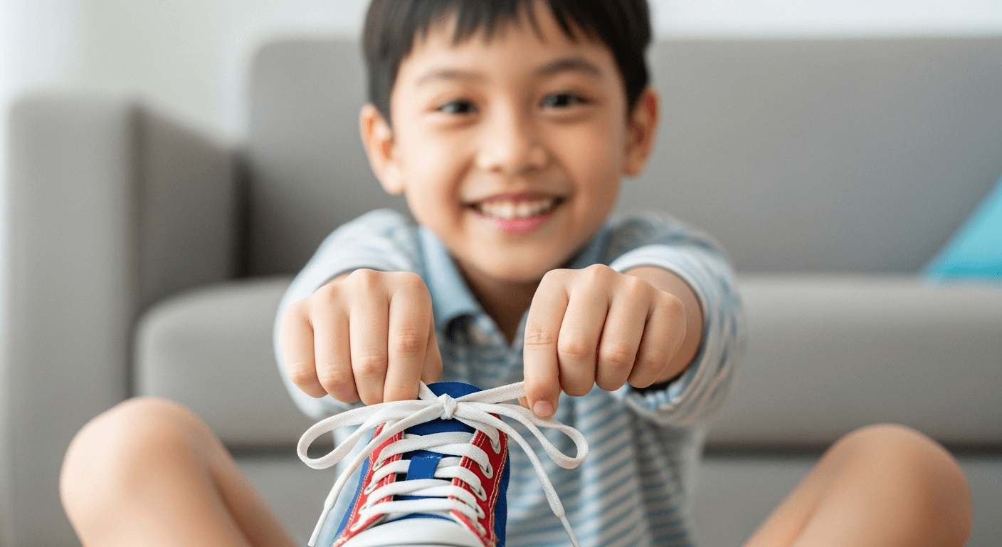 Bộ đồ chơi buộc dây giày bằng gỗ cho trẻ em luyện tập