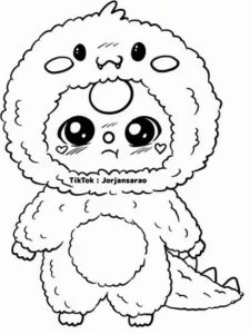 tranh to mau baby three 1