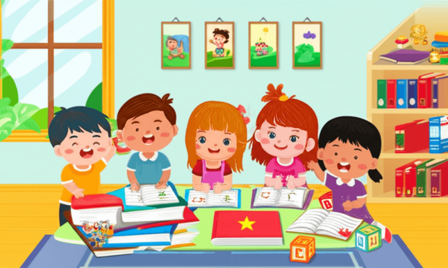 Bìa giáo trình Tiếng Việt tiền tiểu học cho bé chuẩn bị vào lớp 1