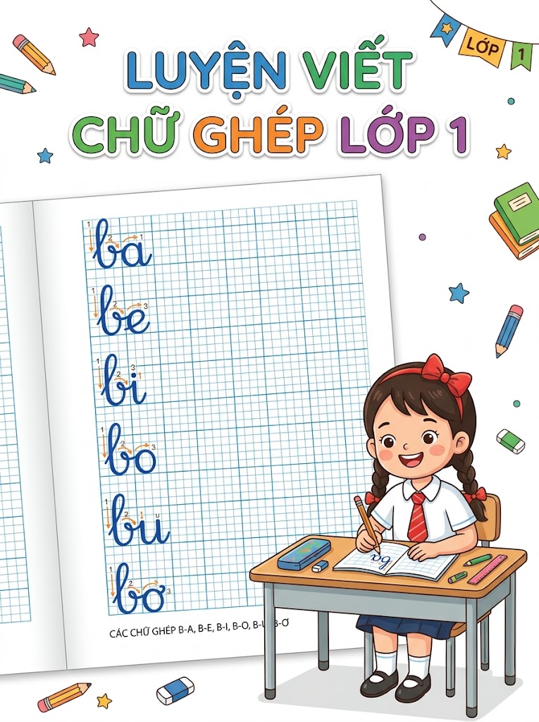 File Luyện Viết Chữ Ghép Lớp 1