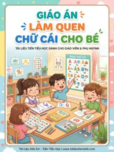 Giáo án làm quen chữ cái