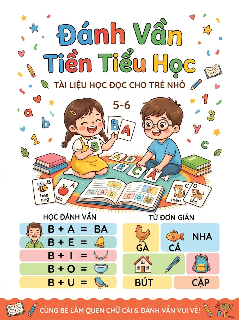 Đánh Vần Tiền Tiểu Học