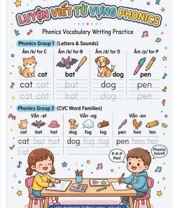 Luyện viết từ vựng Phonics Smart