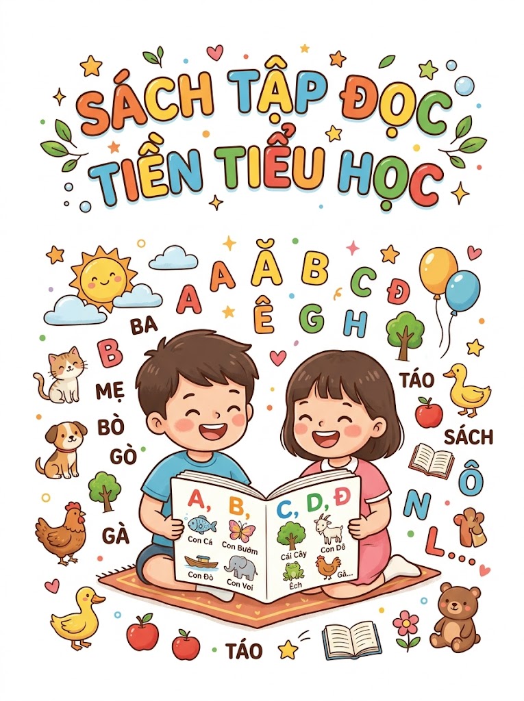 Sách Tập Đọc Cho Bé Tiền Tiểu Học