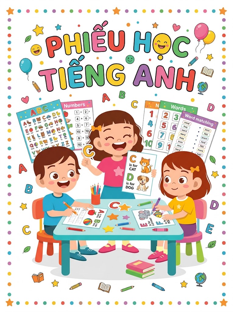 Phiếu học tiếng Anh