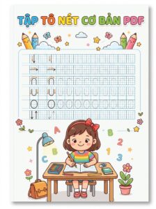 Tập Tô Các Nét Cơ Bản File PDF