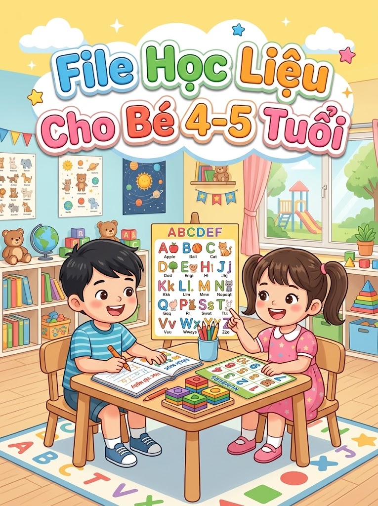 File Học Liệu Cho Bé 4-5 Tuổi