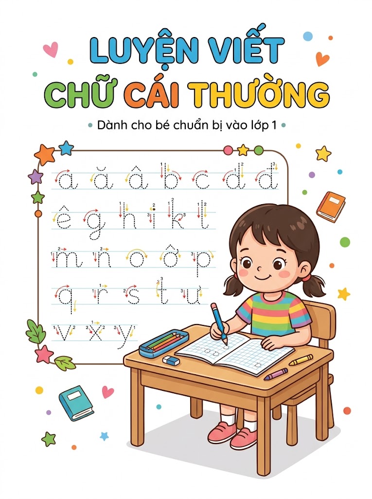 Luyện viết chữ cái thường