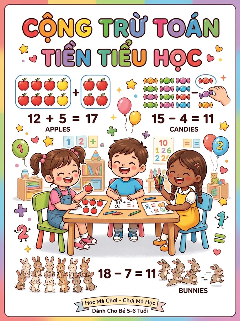 Cộng Trừ Toán Tiền Tiểu Học