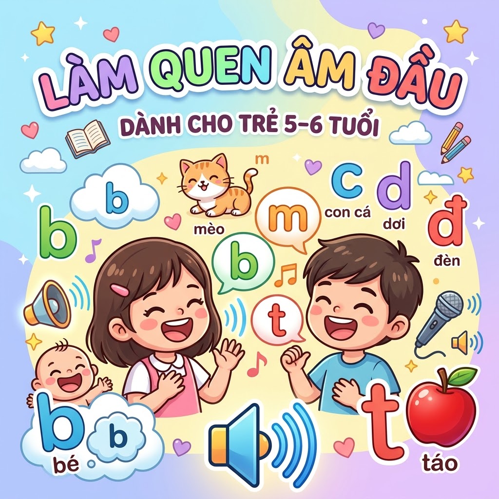 Làm quen âm đầu