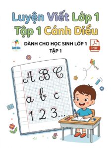 Vở Luyện Viết Lớp 1 Tập 1 Cánh Diều PDF