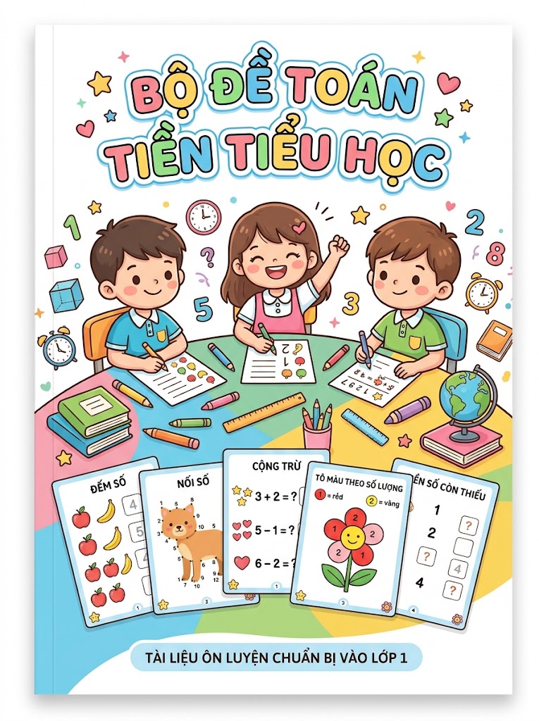 Bộ Đề Toán Tiền Tiểu Học