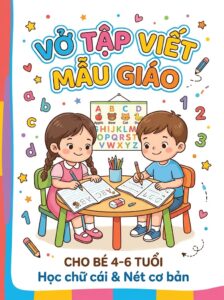 Vở Tập Viết Cho Bé Mẫu Giáo