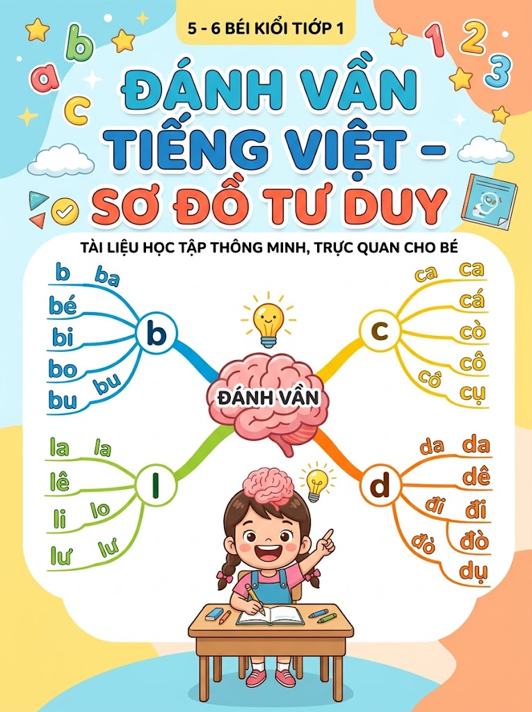Đánh vần tiếng Việt bằng sơ đồ tư duy