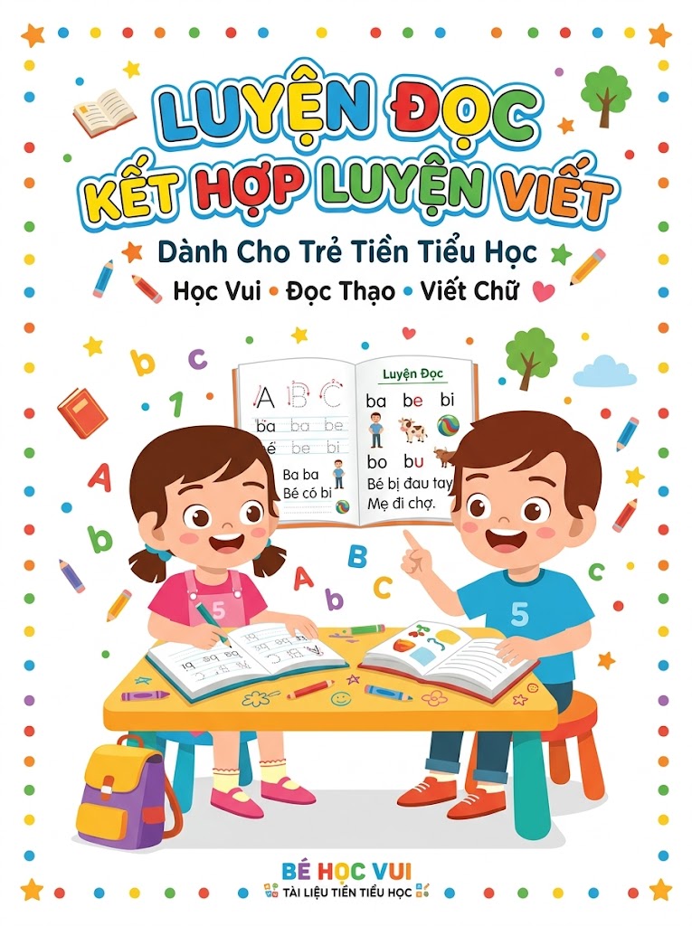 Luyện đọc kết hợp luyện viết tiền tiểu học
