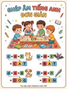 Ghép âm tiếng Anh đơn giản