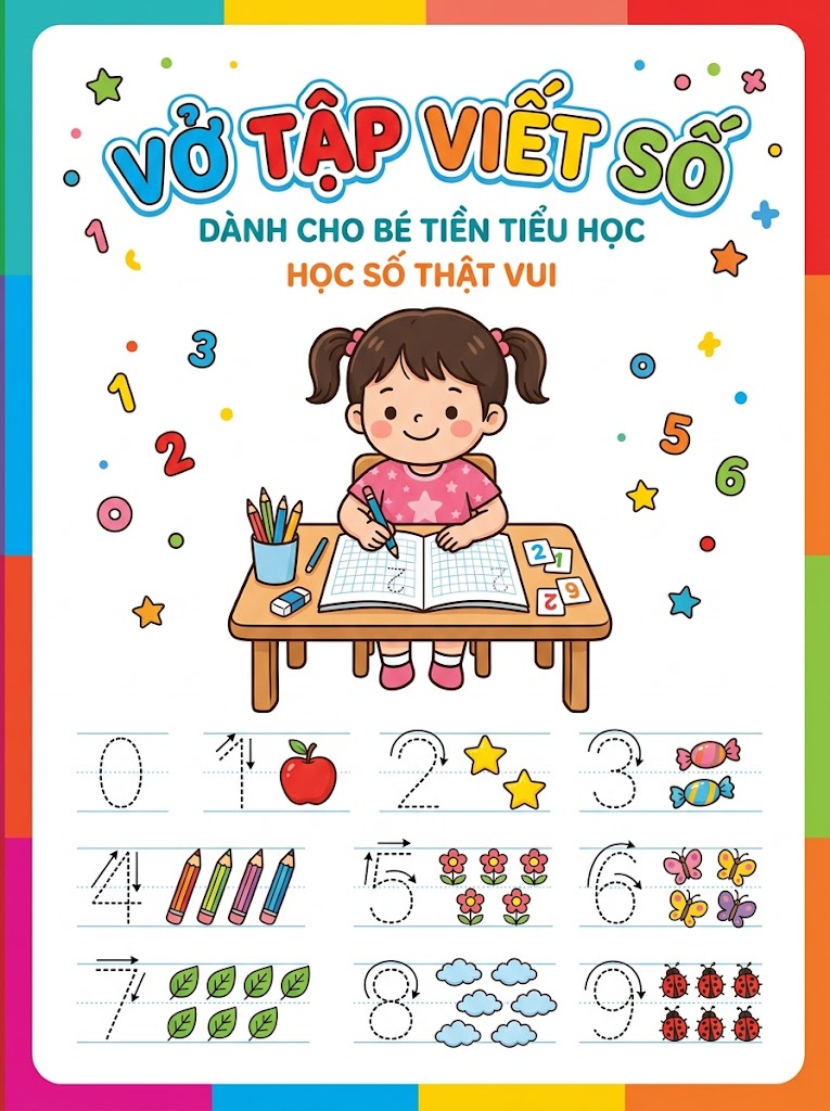 Vở Tập Viết Số