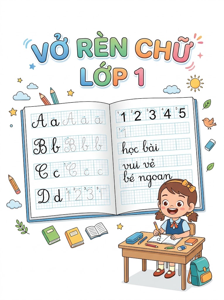 Vở Rèn Chữ Lớp 1