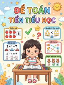 Đề toán tiền tiểu học tổng hợp