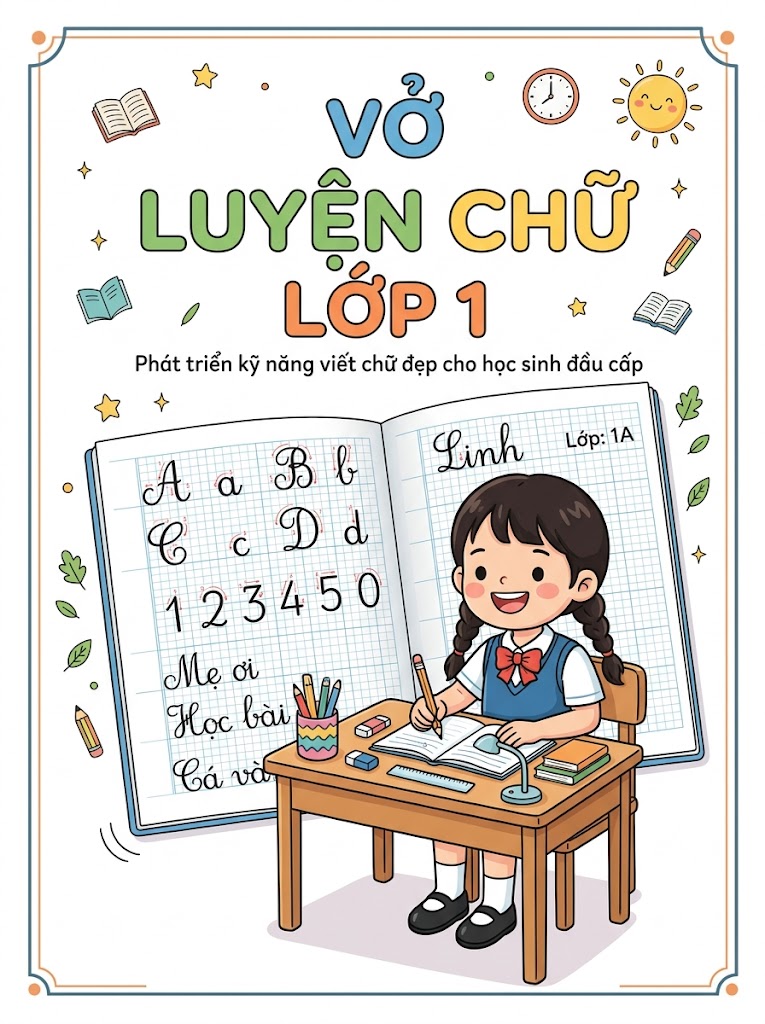 Vở Luyện Chữ Lớp 1