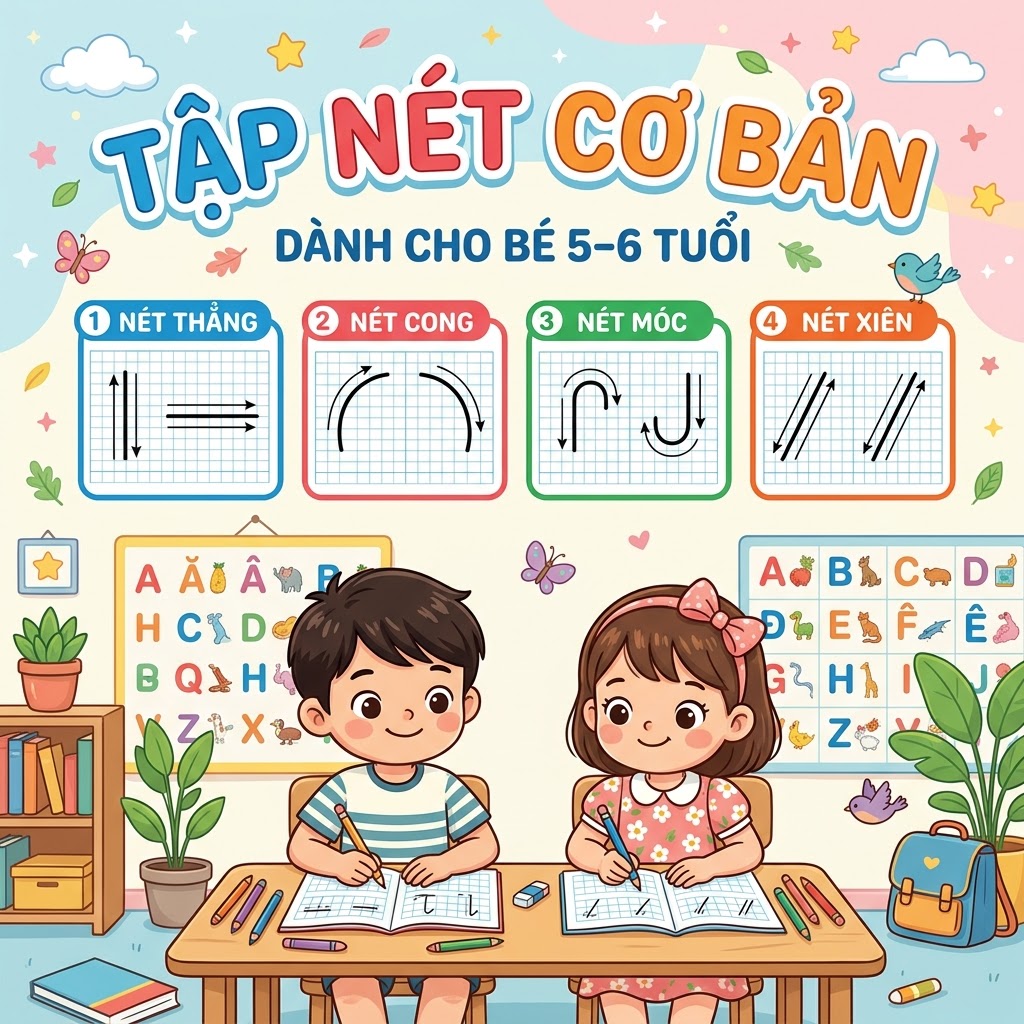 Tập Nét Cơ Bản